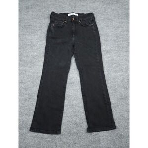 AYR The Bomb Pop Jeans Women's 27S (26 x 24) Black Mid-Rise